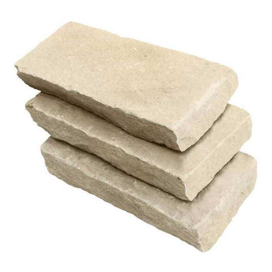 GLOBAL STONE SANDSTONE PATHWAY SETTS 200 x 100mm 25-40mm MINT MISS2010