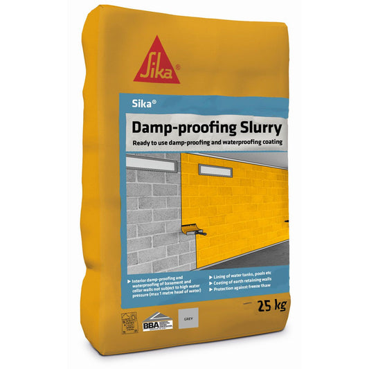 Sika Damp Proofing Slurry Bag 25Kg Grey SKDPSLUR25