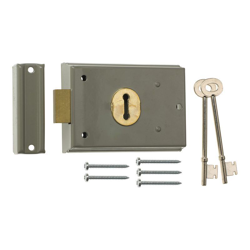 ERA RIM DEADLOCK BLACK 102 x 76mm (BULK)176-10-6