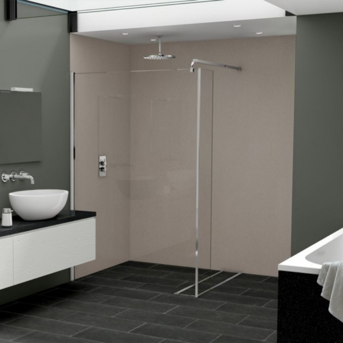 NUANCE POSTFORMED WALL PANEL 11x2420x1200 FROST GLAZE 813666 BNWP162