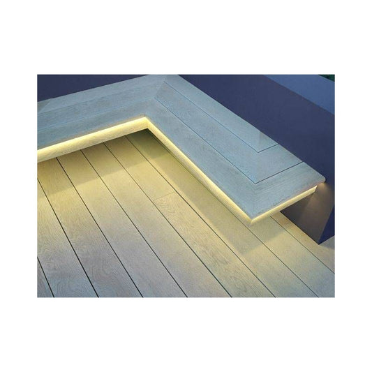Millboard Bullnose Board 150 x 32 x 3600mm Smoked Oak / Driftwood