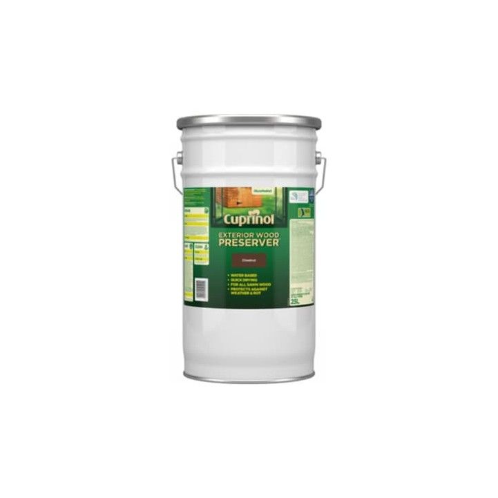 CUPRINOL EXTERIOR WOOD PRESERVER 5l CHESTNUT 5095363