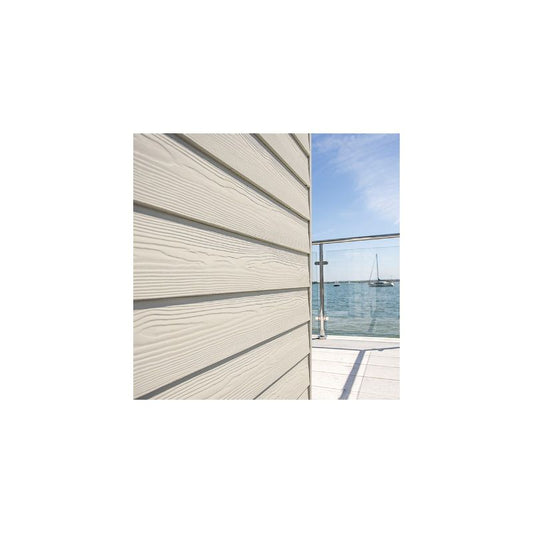 CEDRAL LAP WEATHERBOARD 3.6m x 190mm x 10mm CHALK WHITE C07