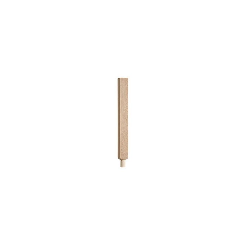 OAK FULL SPIGOT NEWEL POST 91 x 850mm PT850O