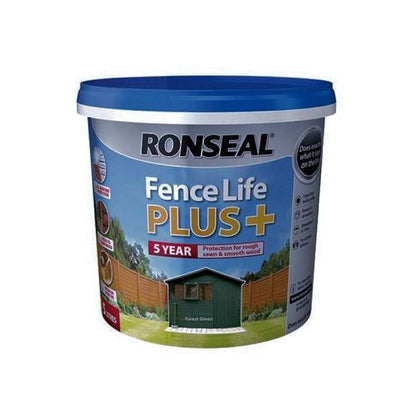 RONSEAL FENCELIFE PLUS 5l FOREST GREEN 37625