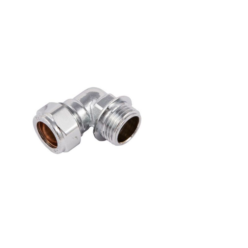 FLOWFLEX CHROME COMPRESSION FEMALE IRON ELBOW 15mm x 1/2" P803CP.06