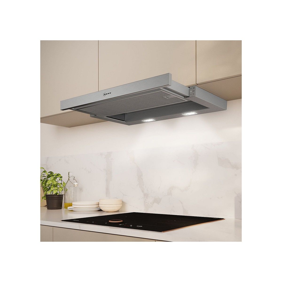 NEFF D46ED22N1B N50 TELESCOPIC HOOD STAINLESS STEEL