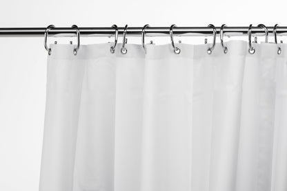 CROYDEX GP85115 HIGH PERFORMANCE SHOWER CURTAIN 180 x 200cm WHITE