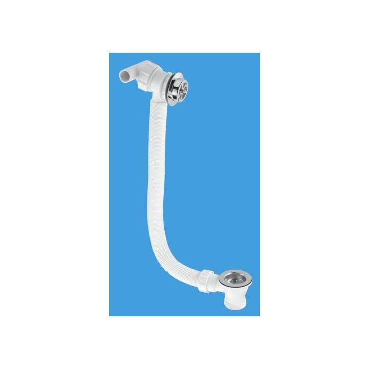 MCALPINE WF21 WASTEFLOW PLUG CHAIN 2 WAY OVERFLOW 1.1/2" 62065641
