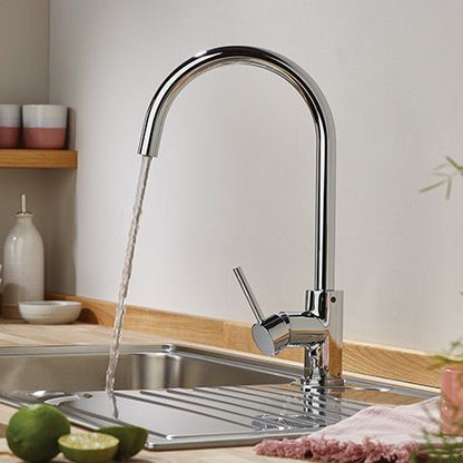 BRISTAN PSTEFSNKC PISTACHIO EASY FIT MONOBLOC SINK MIXER CHROME