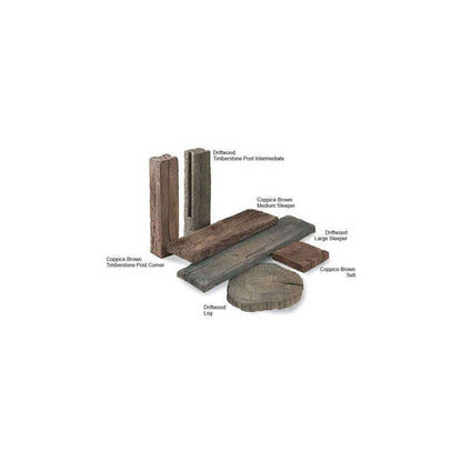 STONEMARKET TIMBERSTONE SLEEPER 225 x 675mm DRIFTWOOD KF2700023