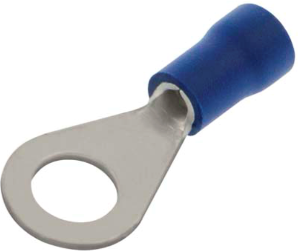 KRIMPTERM VIAS VBR64 BLUE RING 6.4mm (0Ba) TERMINALS