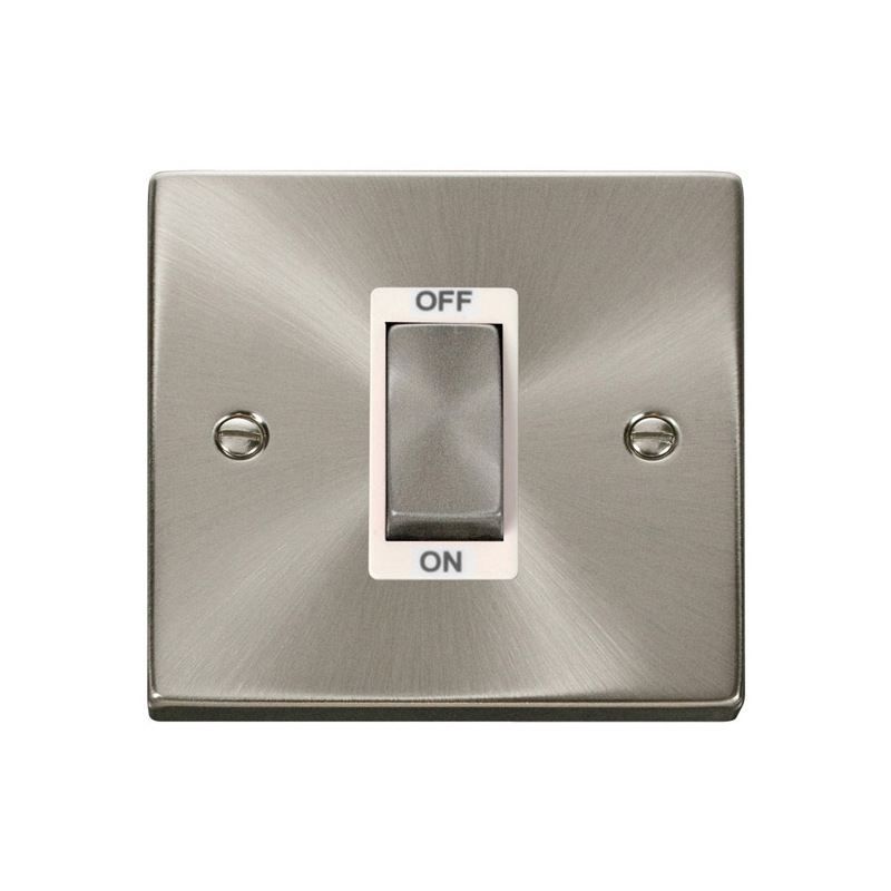 CLICK VPSC500WH 1G COOKER SWITCH SATIN CHROME