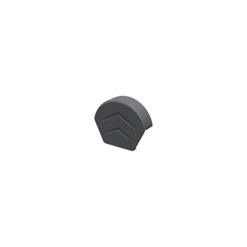 MANTHORPE GREY ROUND RIDGE END CAP GDV-END-R-GR