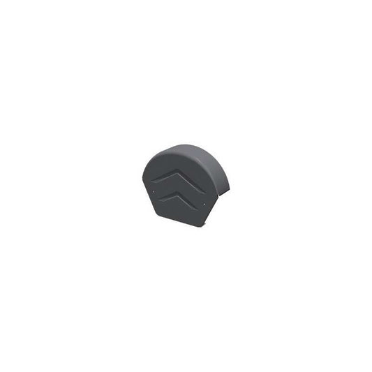 MANTHORPE GREY ROUND RIDGE END CAP GDV-END-R-GR