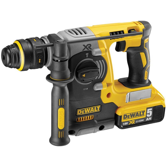 DeWalt 18V Brushless Sds Hammer Drill With 2 x 5.0ah Li-ion Batteries | DCH273P2-gb