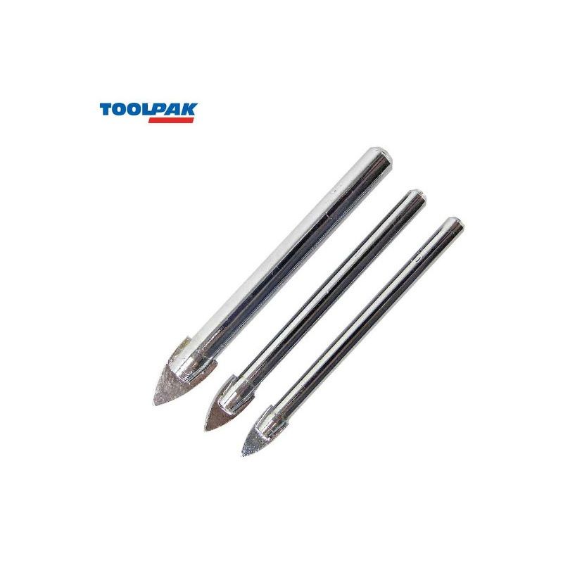 TOOLPAK TGS01 TILE/GLASS DRILL SET 5/6/8mm