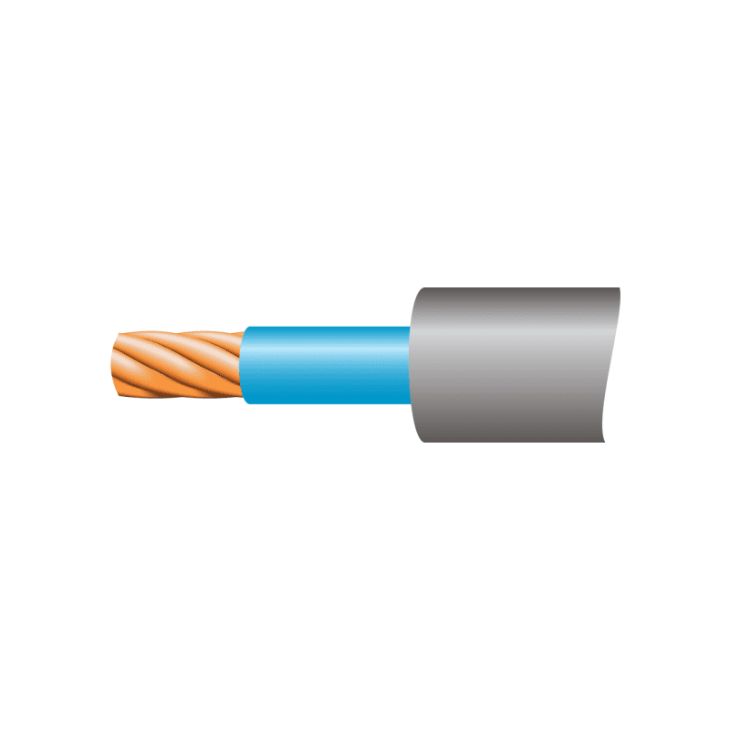 DONCASTER CABLE 6181Y725BL/G050 25.0mm GREY/BLUE PVC BASEC