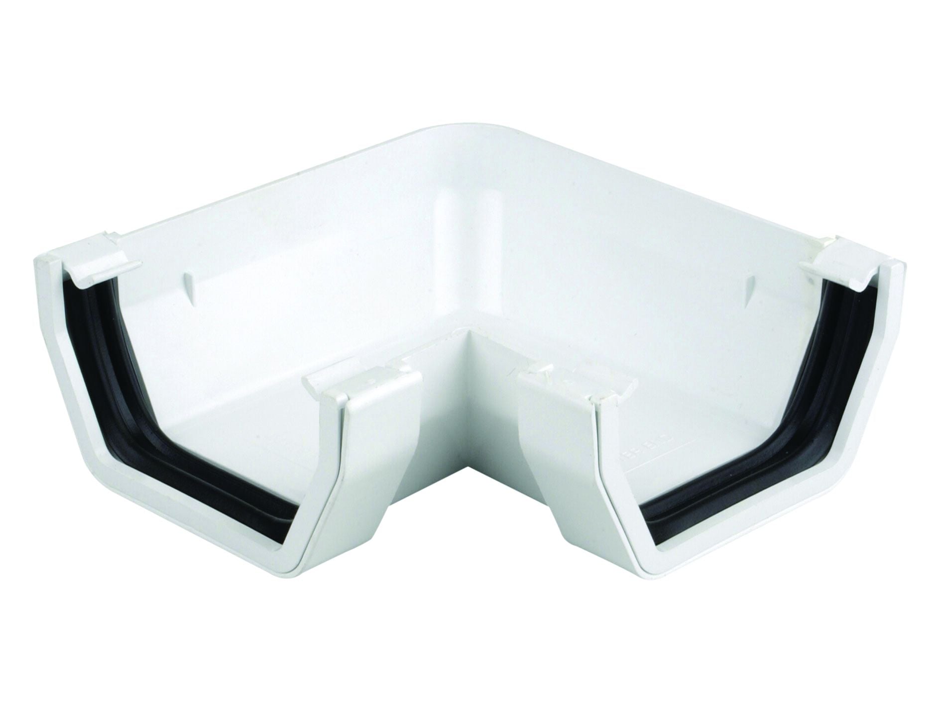 OSMASQUARELINE 4T803 PVCU GUTTER ANGLE 90deg 100mm 4T803W WHITE