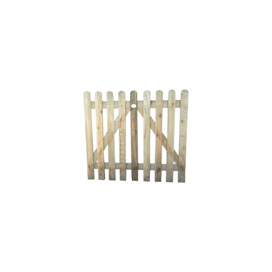 TAFS SALOP ROUNDED TOP WICKET GATE 900 x 1000mm PT GREEN P3WGR