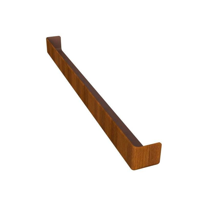 FREEFOAM SQUARE DOUBLE CORNER 600mm WOODGRAIN OAK FWXXWGO