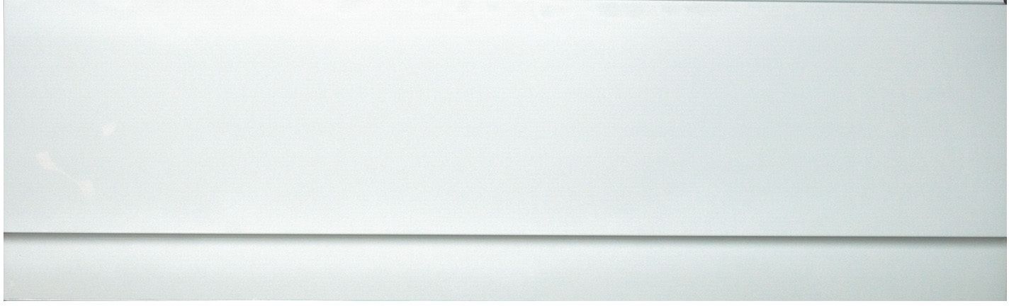 B001257 TROJAN SUPASTYLE 2mm END PANEL 700/750mm WHITE