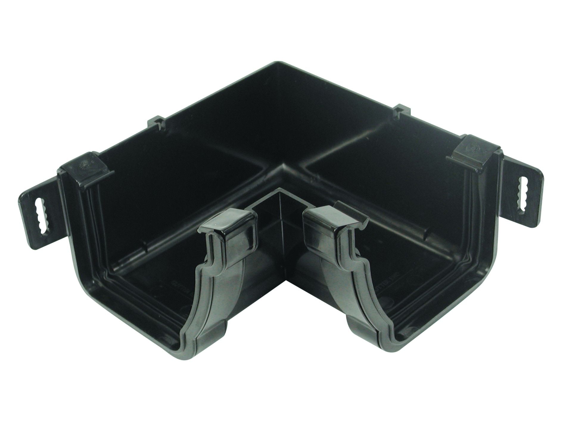 OSMASTORM 8T843 PVCU GUTTER ANGLE INTERNAL 90deg 111mm 8T843B BLACK