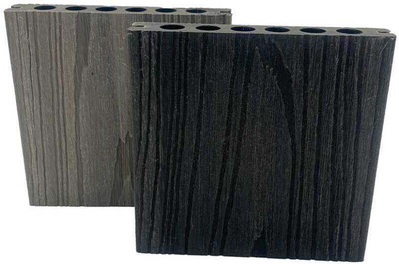 COMPLETE COMPOSITE DECKING BOARD DUAL 138 x 22 x 3600mm ANTIQUE / OBSIDIAN CCDAO