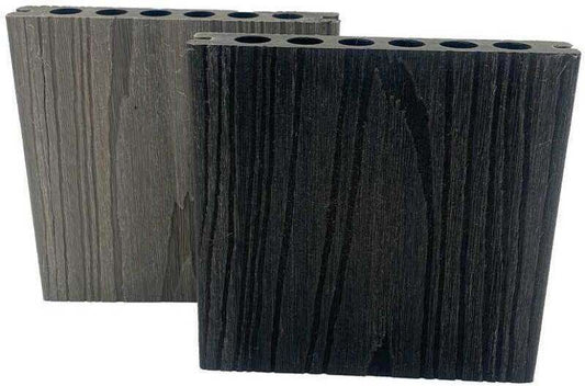 COMPLETE COMPOSITE DECKING BOARD DUAL 138 x 22 x 3600mm ANTIQUE / OBSIDIAN CCDAO