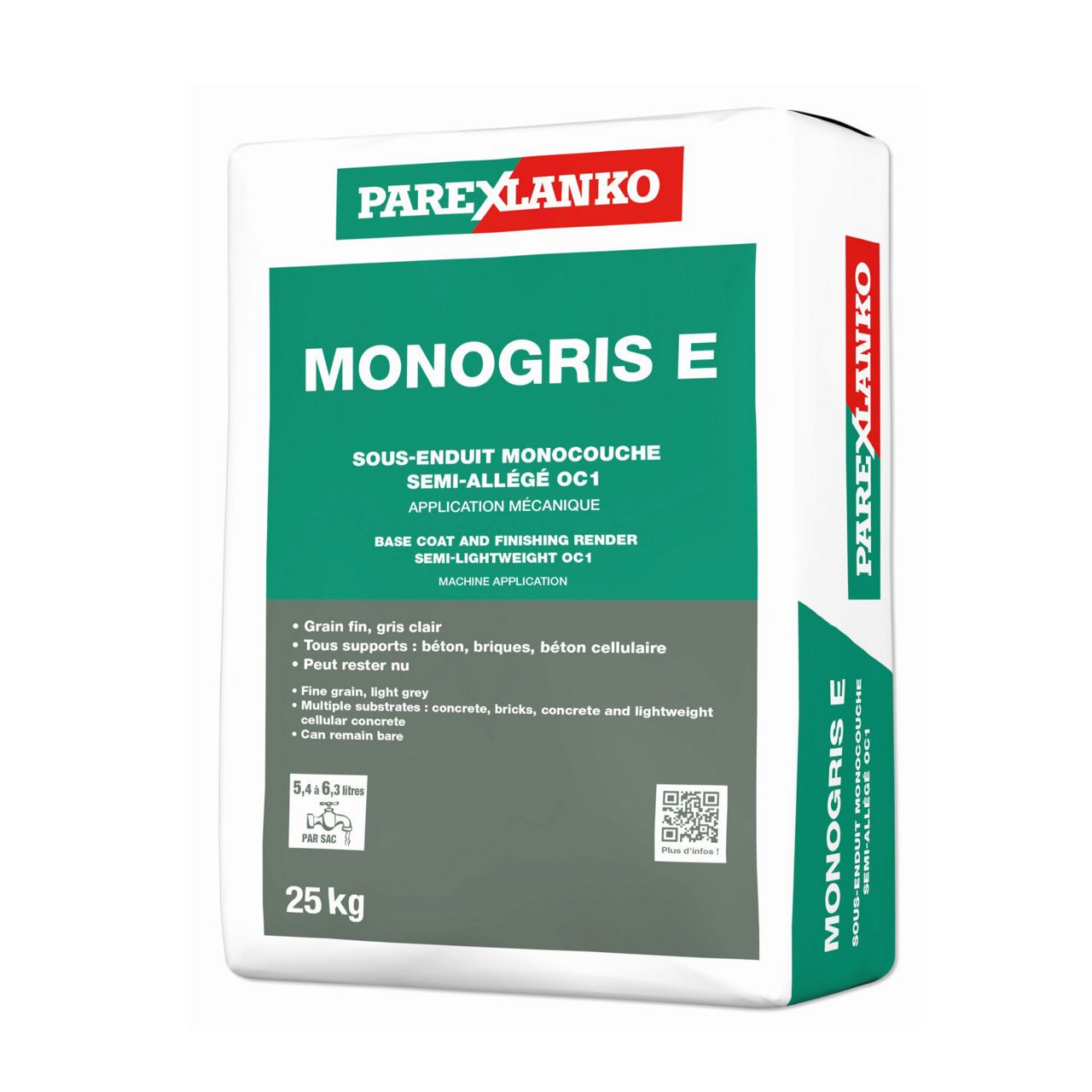 Parex Monogris E Bag 25Kg