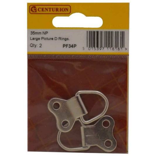CENTURION PF34P NICKEL PLATED 40mm D RINGS