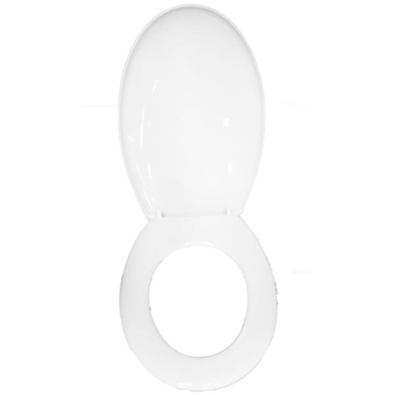LECICO STWHSSUNP UNI TOILET SEAT WHITE SS HINGE
