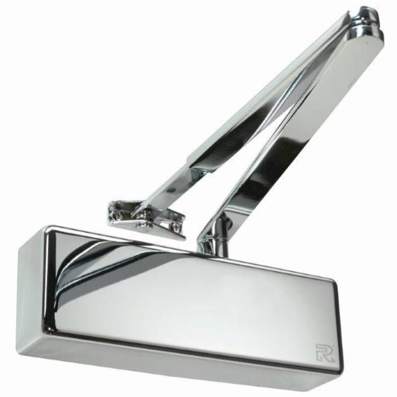 JCK RUTLAND 3204 DOOR CLOSER POLISHED CHROME 11367
