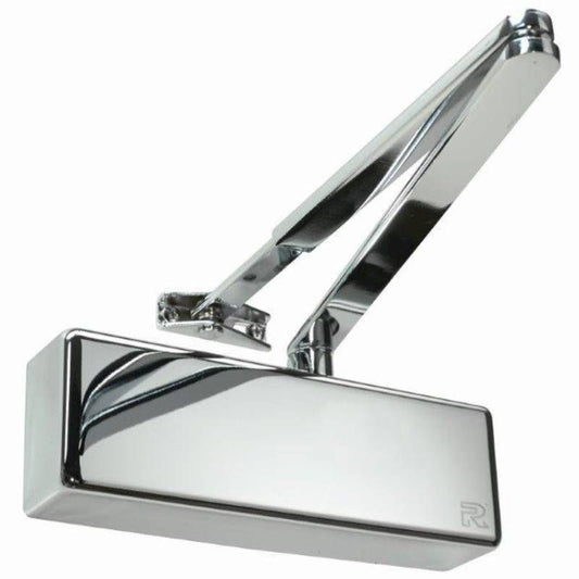JCK RUTLAND 3204 DOOR CLOSER POLISHED CHROME 11367