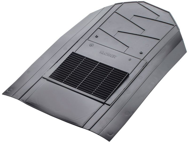 KLOBER UNIVERSAL LINE SLATE VENT AND ADAPTOR DARK SLATE KG9630-0403