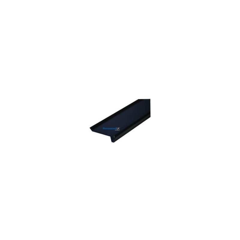 PERMAROOF PLUS EDGE TRIM 2.5m x 100mm BLACK PPEDGE2.5