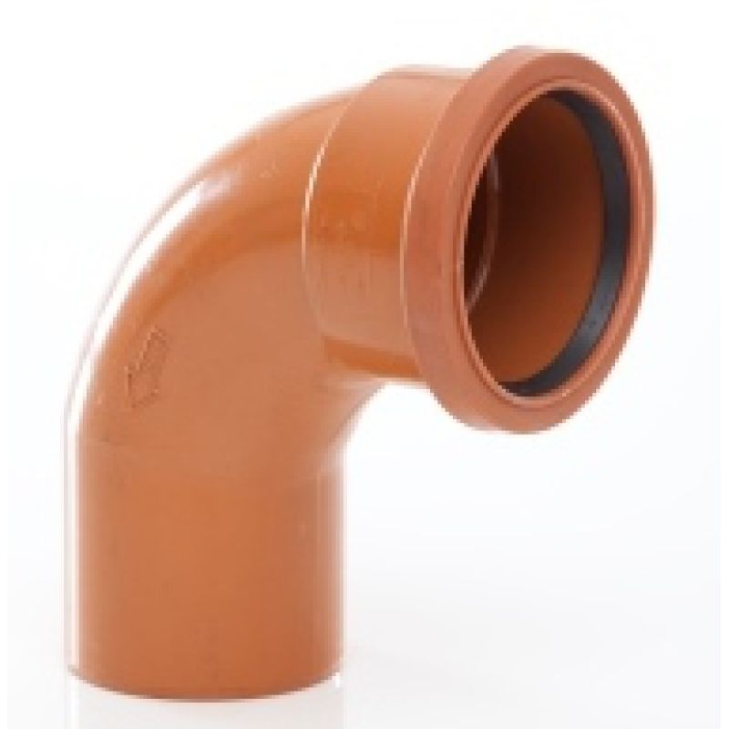 POLYPIPE BEND SINGLE SOCKET 160mm x 15deg UG610