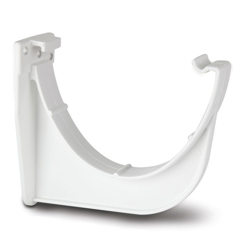 POLYPIPE RAINWATER POLYFLOW DEEP GUTTER FASCIA BRACKET RD509W WHITE