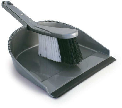 BULLDOZER BDZ8015BY HEAVY DUTY DUSTPAN & BRUSH SET