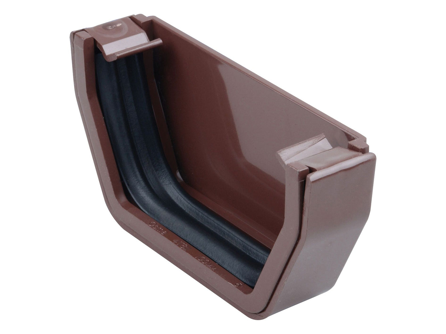 OSMASQUARELINE 4T811 PVCU STOPEND EXTERNAL 100mm 4T811N BROWN