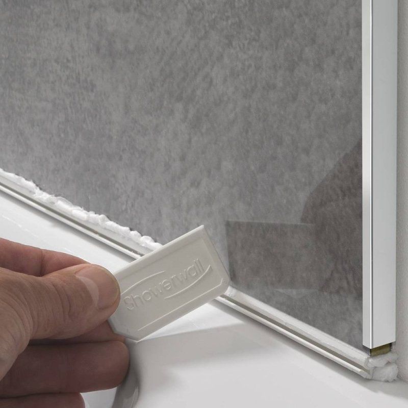 SHOWERWALL MSSWSSECPW1800000 SURESEAL END CAPS & PROFILER WHITE
