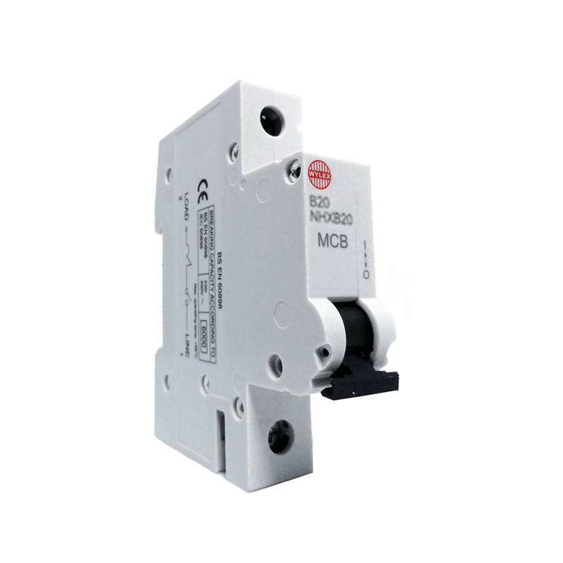 WYLEX NHXB20 1-POLE TYPE B MCB 20a 6ka