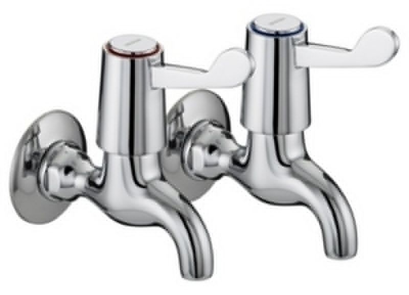 BRISTAN VAL2 1/2 C 6 CD VALUE LEVER BASIN TAPS CD 6" CHROME (PAIR)