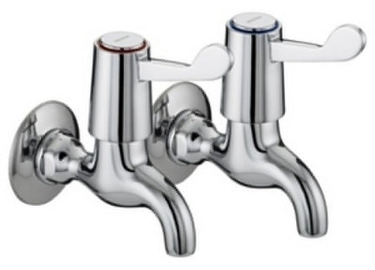 BRISTAN VAL2 1/2 C 6 CD VALUE LEVER BASIN TAPS CD 6" CHROME (PAIR)