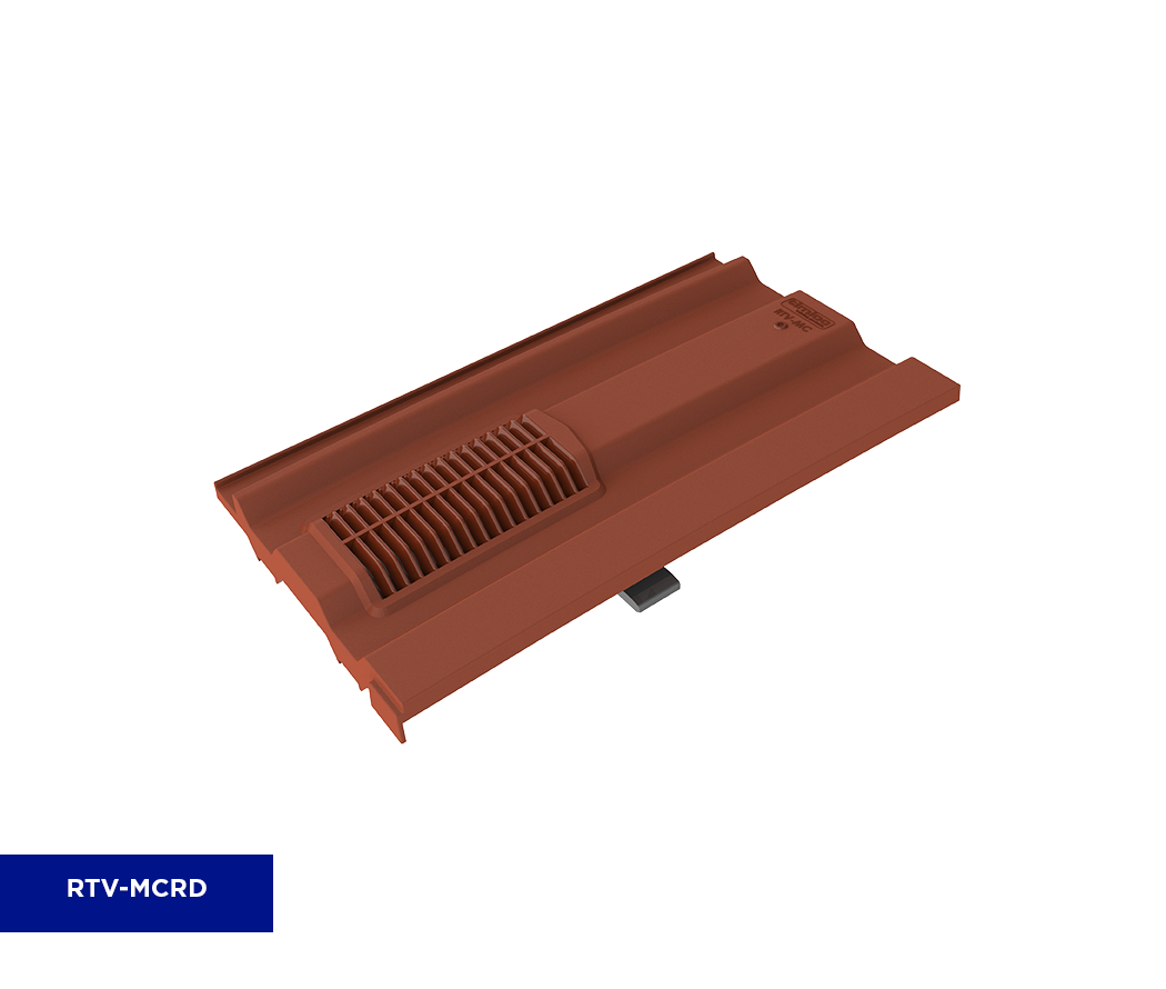 TIMLOC MINI CASTELLATED ROOF TILE VENT RED RTV-MCRD