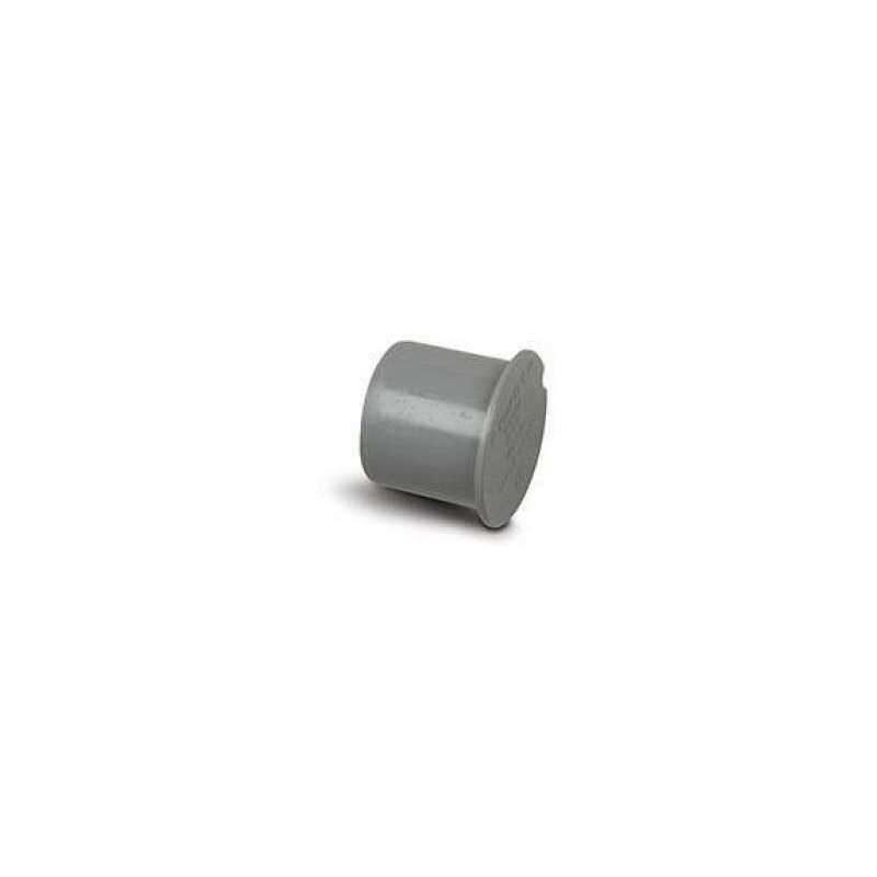 POLYPIPE PUSHFIT SOCKET PLUG 40mm WP30 WP30G GREY