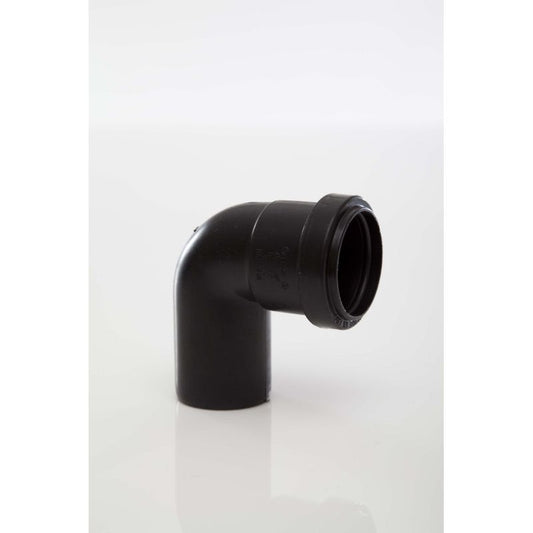 POLYPIPE PUSHFIT SWIVEL BEND 40mm x 91.25deg BROWN WP24BR