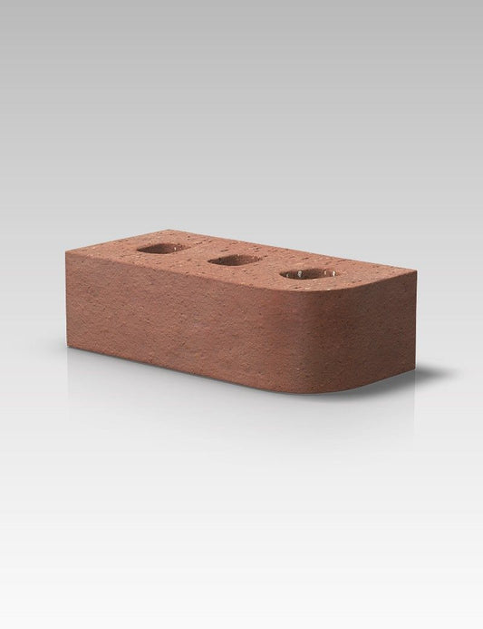 FORTERRA CRADLEY BN1.2 SMOOTH RED SINGLE BULLNOSE 65mm SPECIAL SHAPED BRICK
