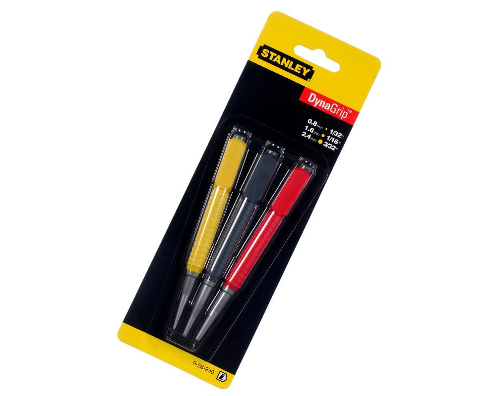 STANLEY STA058930 NAIL PUNCH SET (3 PIECE)