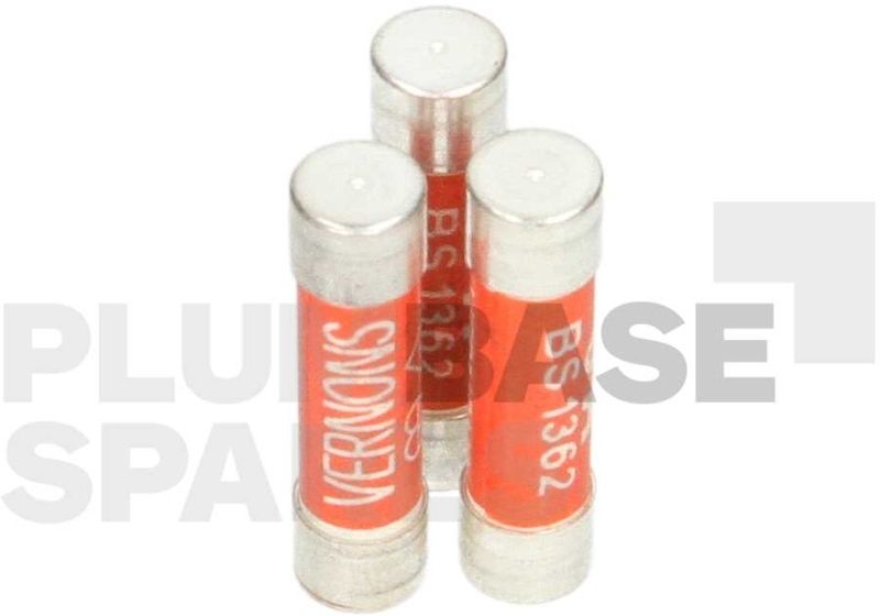 REGIN CERAMIC FUSES 25mm (PACK 3) 3a REGQ145